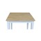 International Concepts Square Solid Wood Top Table, White/Natural, 30 W, 30 L, 30 in H, Wood, White/Natural T02-3030 - alternate 3
